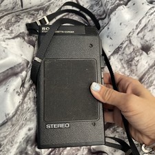 FOR PARTS Sony TCS-300 Stereo Cassette-Corder Player Missing Battery Cover H08