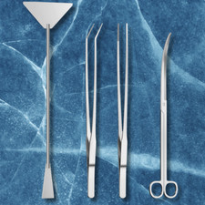 4pcs AquascapingTools Kit,Jeimier Aquascape Tools Long Planted Aquarium Tweezers