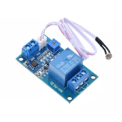 DC12V Adjustable Photoresistor Light Control Relay Switch Time Delay Module