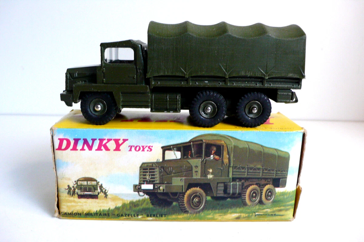 Dinky Toys M1 - BERLIET Gazelle 6x6 Militaire Bâché - 1:50 - Miniature Collection