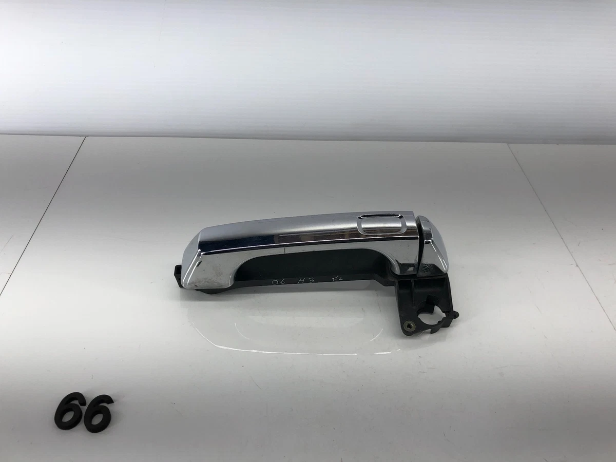 06-10 HUMMER H3 FRONT LEFT DRIVER SIDE DOOR OUTSIDE HANDLE CHROME  