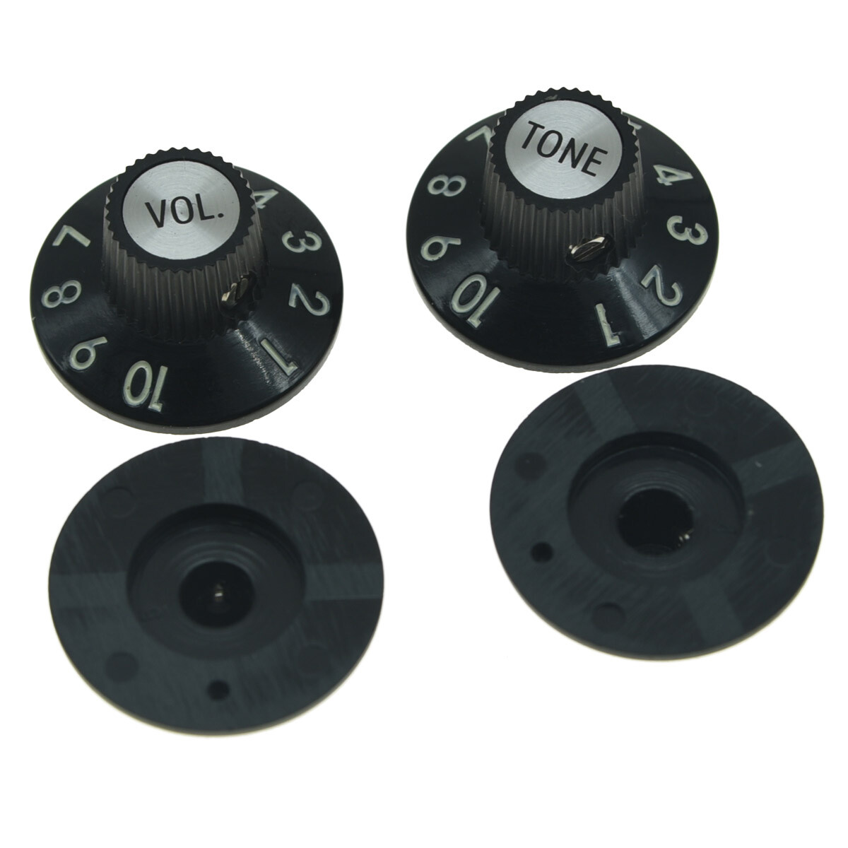 Quality Guitar Witch Hat Knobs 2V 2T for Fender 72 Tele Custom or