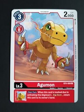 Digimon TCG - AGUMON (Genuine English Red Card CCG)