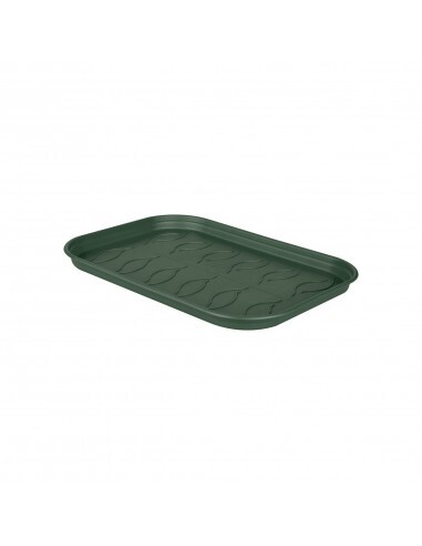 green basics grow tray saucer m leaf green elho