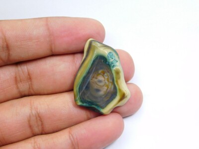 Natural Imperial Slice Cabochon Loose Gemstone For Jewellery 34 Cts. ME-3112
