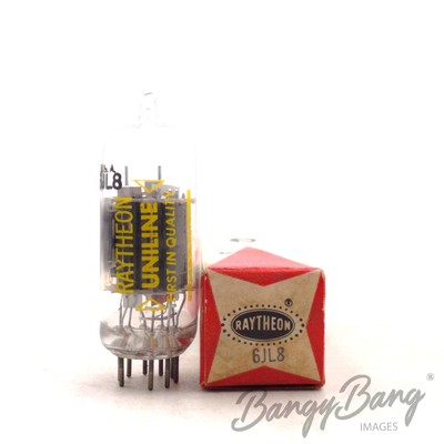 Raytheon 6JL8 Triode Pentode Voltage Amp Power TV Audio Vacuum Tube Valve- Bangy