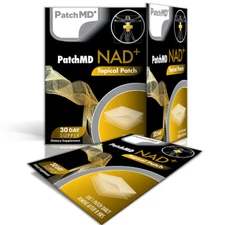 PatchMD NAD + Total Recovery - Topical Patch (30 Day Supply) - EXP 2026 - New