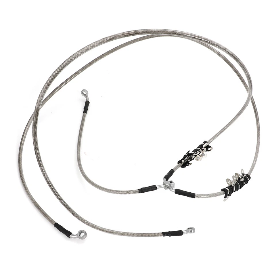 72'' Front Braided Brake Hose Line Kit For 2017-2023 Can-Am Maverick X3 Turbo - Image 2 of 4