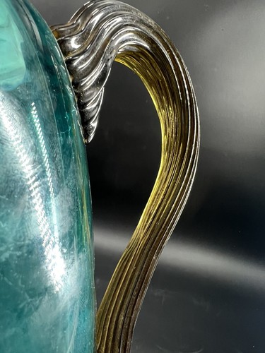 1800’s Art Glass Zoomorphic Parrot Carafe Decanter - Picture 12 of 12