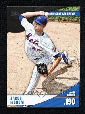 2022 Topps Series 2 Significant Statistics Black 11/299 Jacob deGrom #SS-23 0r8j
