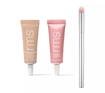 RMS Beauty Eyelights Cream Eyeshadow Duo with Brush