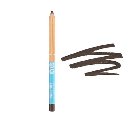Rimmel 2-Pack Kind & Free Clean Eye Definer Eyeliner Pencil 002-Pecan 0.03 oz