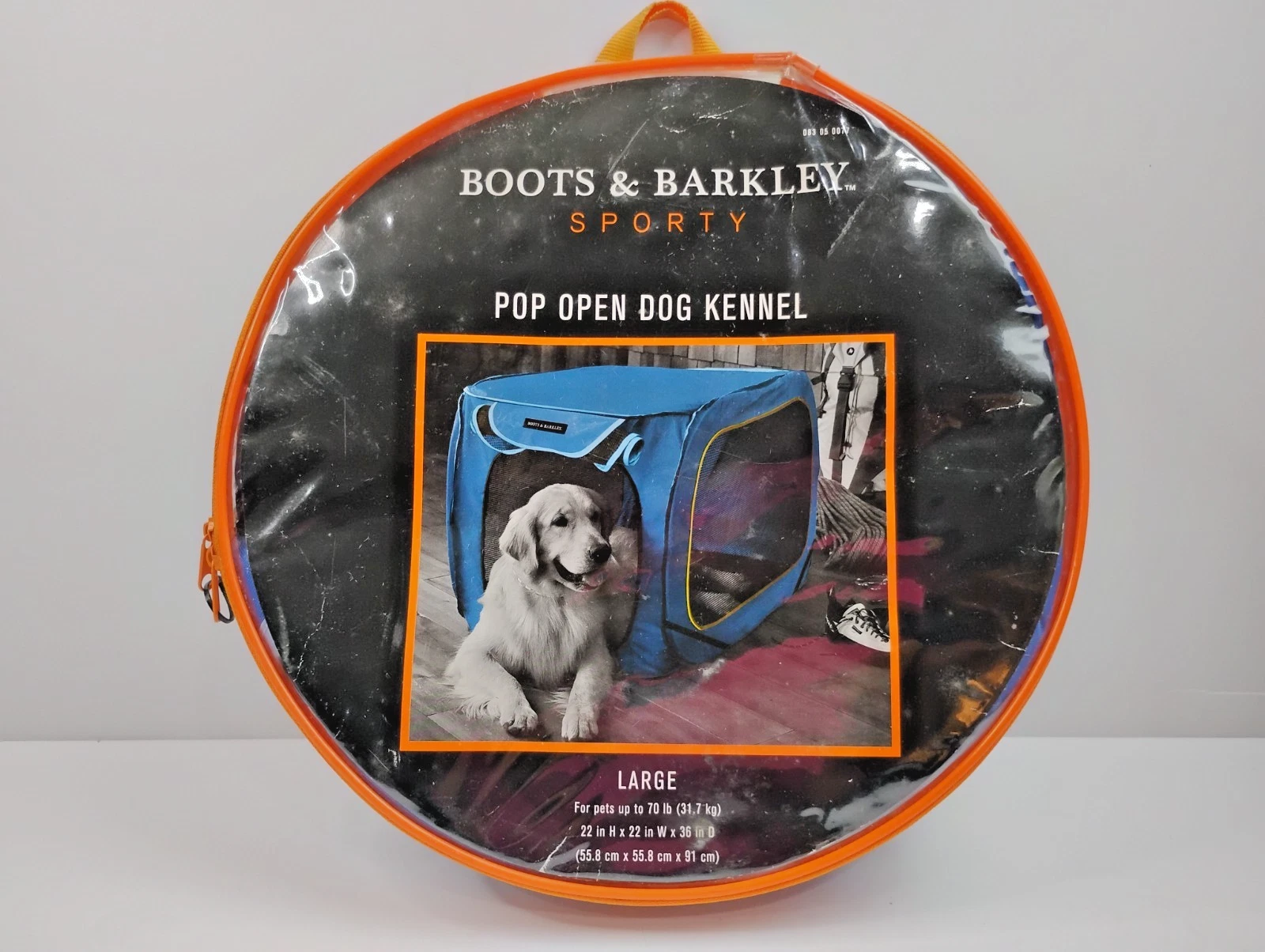 Pop Open Dog Kennel by Boots & Barkley Sporty for Large Pets Up to 70 lbs