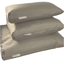 BADESOFA FULL SET Luxury Bath Pillow Beige Large Medium Foot Bath Set