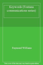 Keywords (Fontana communications series)-Raymond Williams