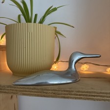 Vintage Hoselton Canadian Sculpture Of Duck /Goosander / Loon 1550 - Signed