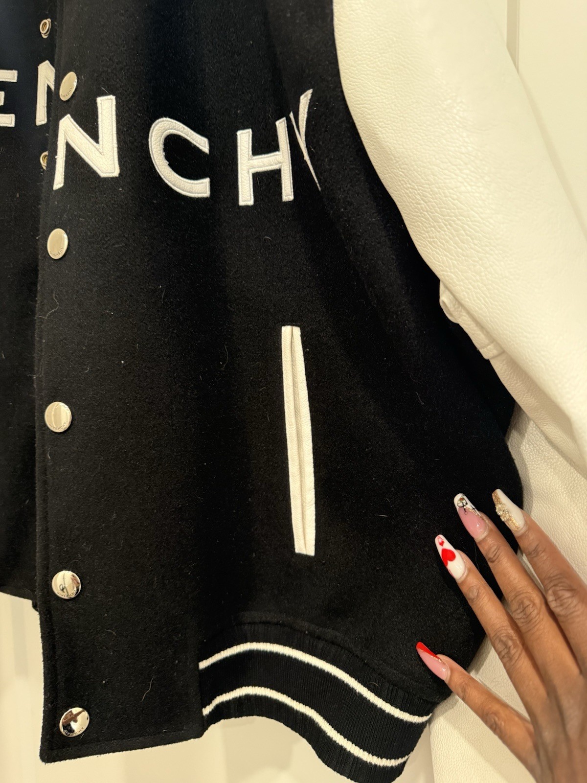 Givenchy Wool-leather Logo Varsity Jacket - image 8