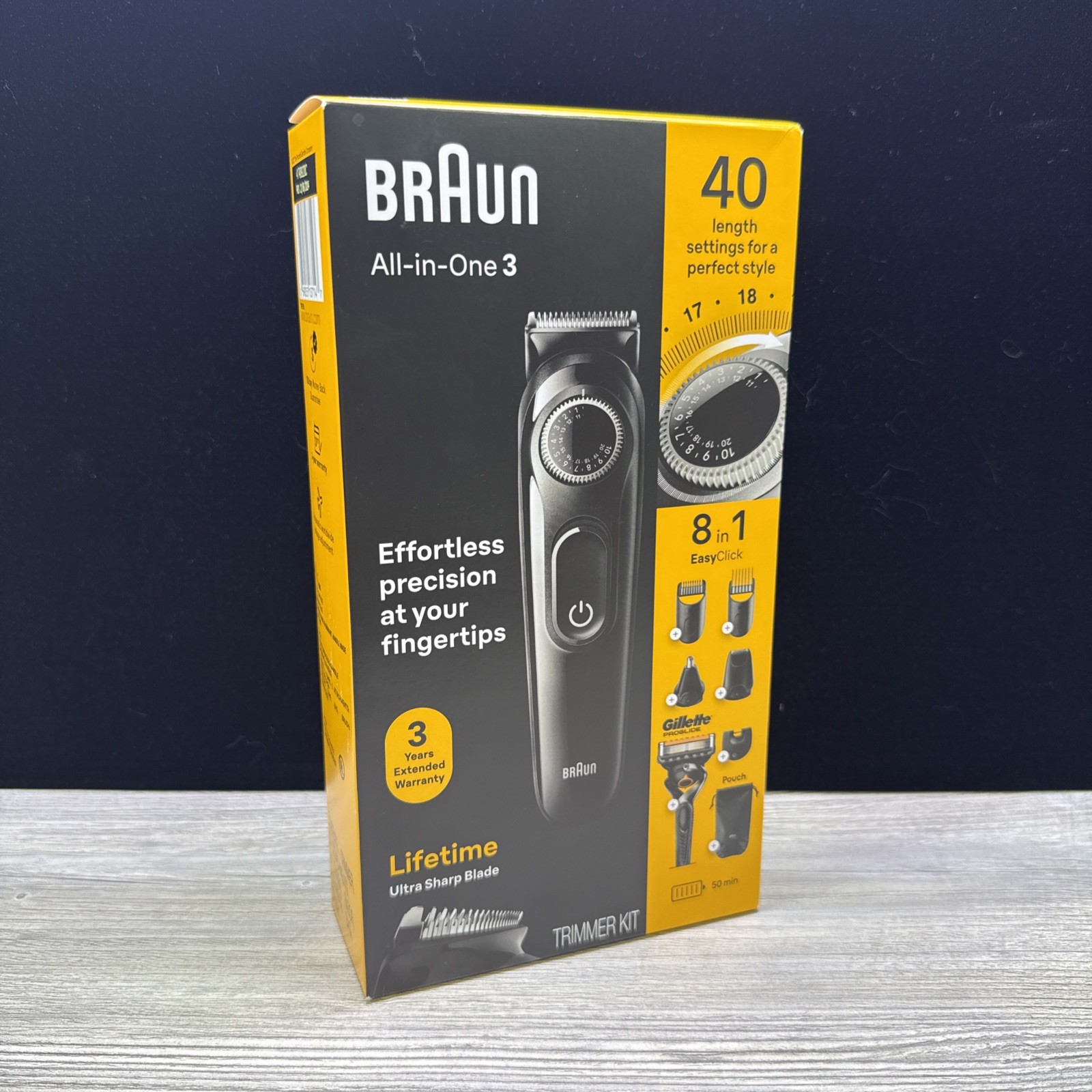 Braun Series 3 All-in-One 8-in-1 Electric Beard Trimmer Kit 