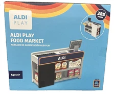 Aldi Play Food Market Cash Register Conveyor Belt Building Blocks 385 Pc Lego