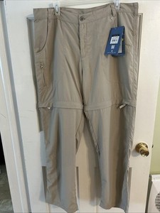 Women’s White Sierra Convertible Pant 1X NWT UPF 30