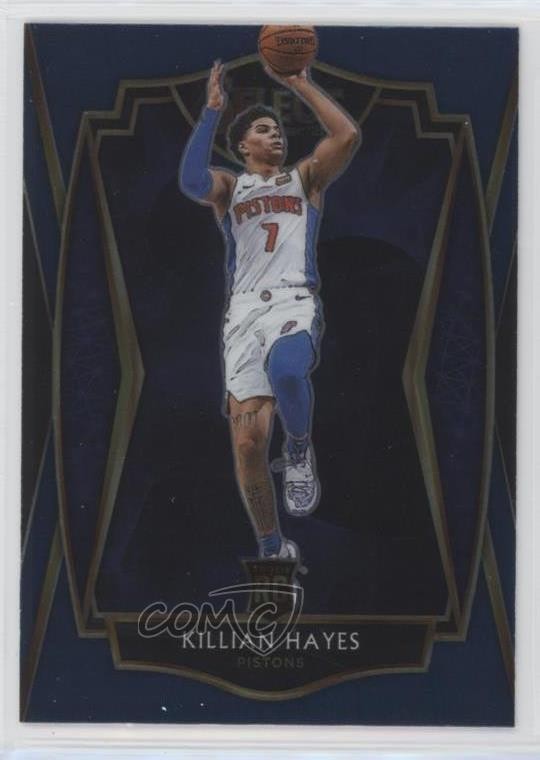 2020-21 Panini Select Premier Level Retail Blue Killian Hayes #181 0g27
