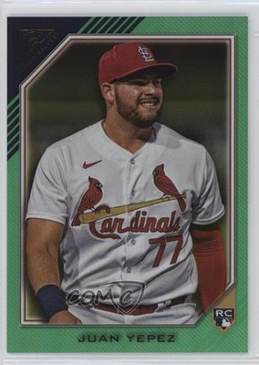 2022 Topps Gallery Green 57/125 Juan Yepez #156 Rookie RC 18yk