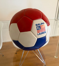 Vintage Rawlings 90s Ralph Lauren Polo Sport Soccer Ball Red/White/Blue Footbal