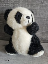 Vtg Ping Panda 8" Plush Russ Berrie Realistic Baby Panda Bear Stuffed Animal G21