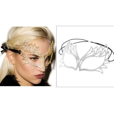 MasqueradeMask Crystal EyeMask Masquerade Glasses Rhinestones EyeMask PromMask
