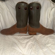 Tecovas Prescott Shark Skin Cowboy Boots Size...