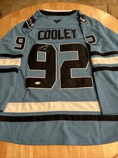 Logan Cooley Utah Mammoth Autographed Jersey JSA Certified