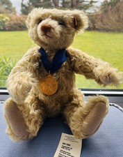 🧸 Lovely Steiff 2004 Danbury Mint Bear 30cm, soft blonde mohair 661365