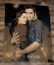 The Twilight Saga New Moon Fleece Blanket 2009 Edward  Bella 50x60 EUC