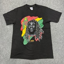 Vintage USA 1998 Bob Marley Festival Shirt Men s Medium San Diego Black