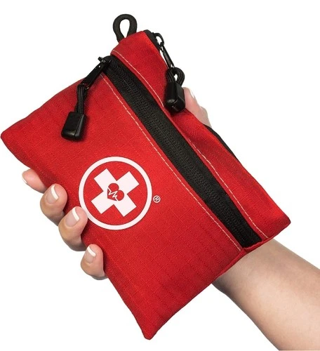 64 Piece Small First Aid Kit for Travel Hiking, Camping, Car, Home, Business