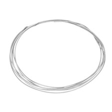 Titanium Wire, 10 Feet x 1.5mm 15 Gauge TA1 Titanium Soft Wire, Silver Tone