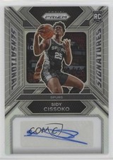2023-24 Panini Prizm Sensational Signatures Silver Sidy Cissoko #SS-SI Auto 0m89