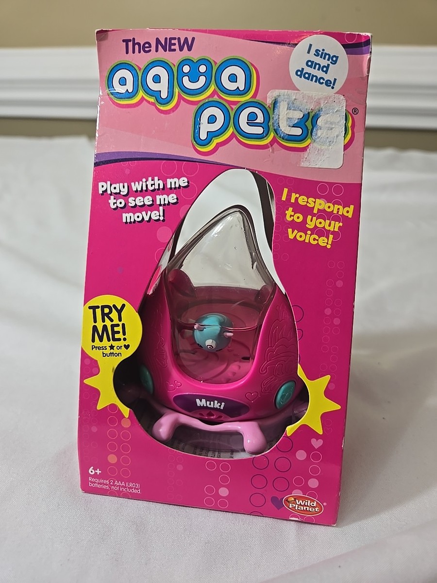 Wild Planet 2010 Aqua Pets Muki Pink Dew Drop Electronic