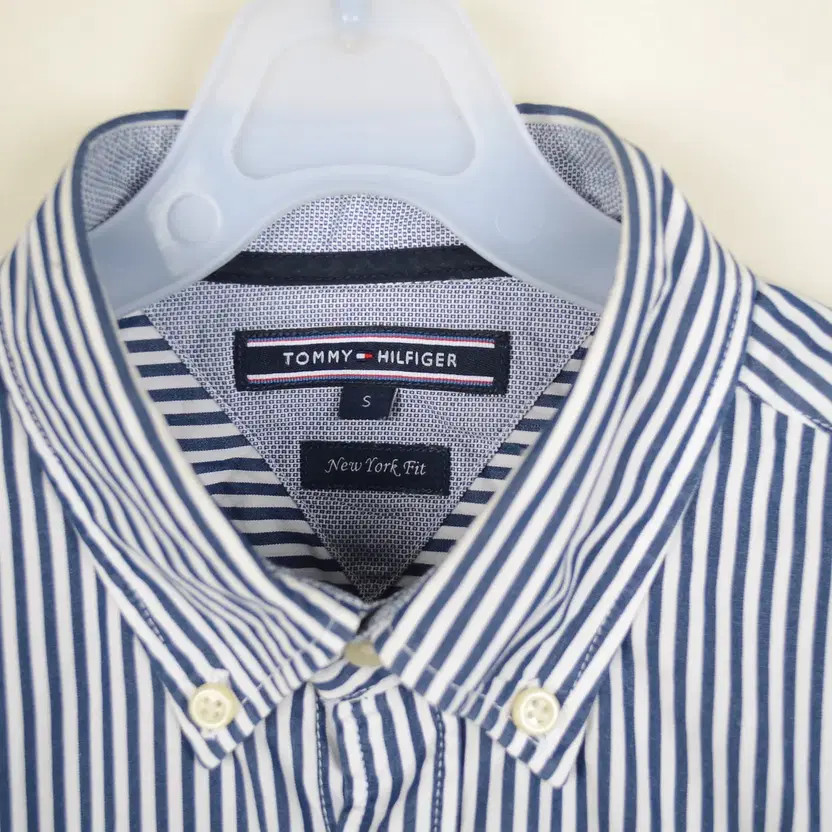 Tommy Hilfiger NY Fit Men's Stripe Shirt S thumbnail 2