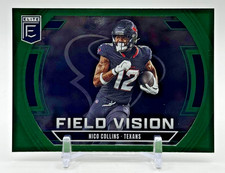 Nico Collins 2025 Panini Donruss Elite Field Vision #3 Green Texans NM