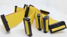 5 Pack 12cm IDC 20 Pin Flat Ribbon Cable 2.54mm Female FC F/F Connector