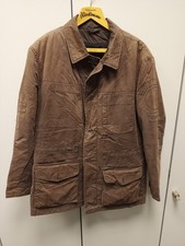 Cinque Herren Jacke Größe L Braun 100% Baumwolle Vintage, Innenfutter