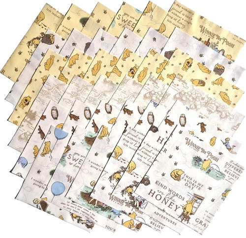 WINNIE the POOH from Riley Blake Designs - (36) 6.5" fabric squares set