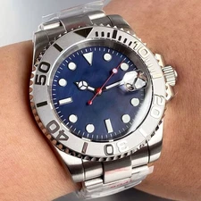 40mm Tandorio 20ATM  Sapphire Glass Noctilucent For NH35/PT5000 Men Diver watch