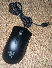 Razer DeathAdder Elite Gaming Mouse Wired Optical Matte Black RGB LED Working