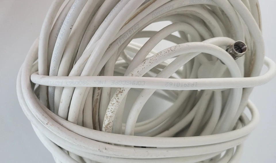 18 AWG CATV Coaxial Cable 67 FT Long ( used ) white - Image 3 of 3