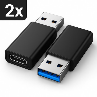 USB Adapter Stecker USB C OTG Ladeadapter Konverter USB A auf USB C Buchse 3.1