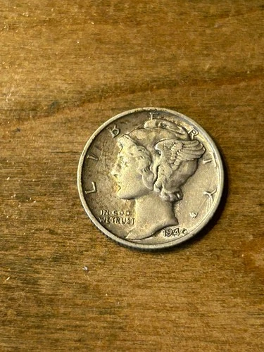 1940S Mercury Dime AU