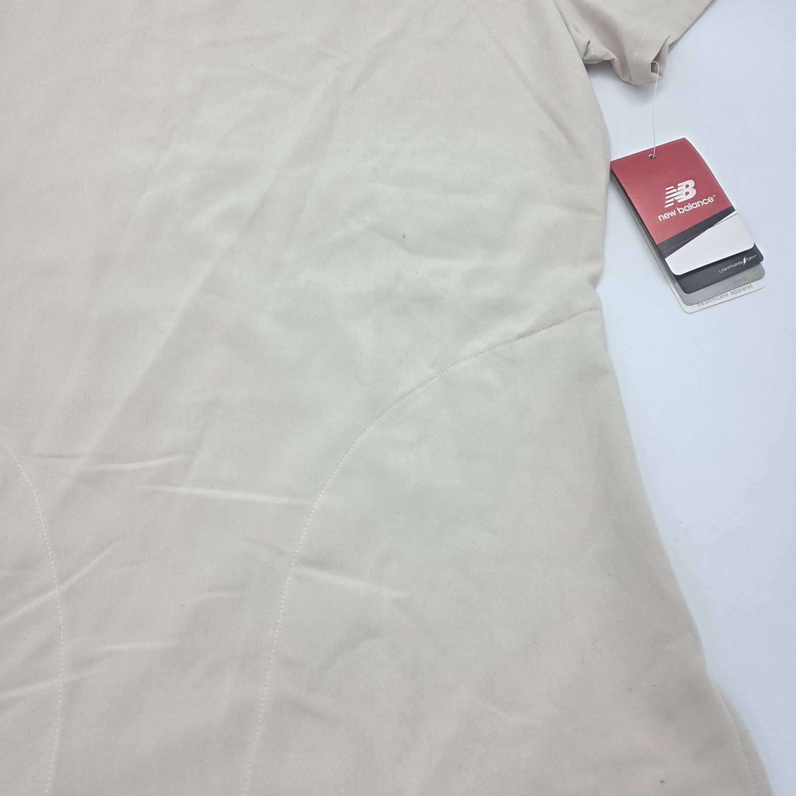 New Balance NB 365 Women’s Scrub Top Khaki Sample Prototype Style 160 Poly Rayon thumbnail 9