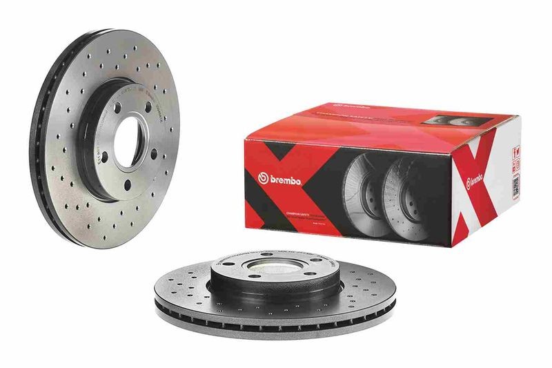 2x Brake Discs Pair Vented fits FORD FOCUS C-MAX 2.0 Front 04 to 07 278mm Set - Image 40